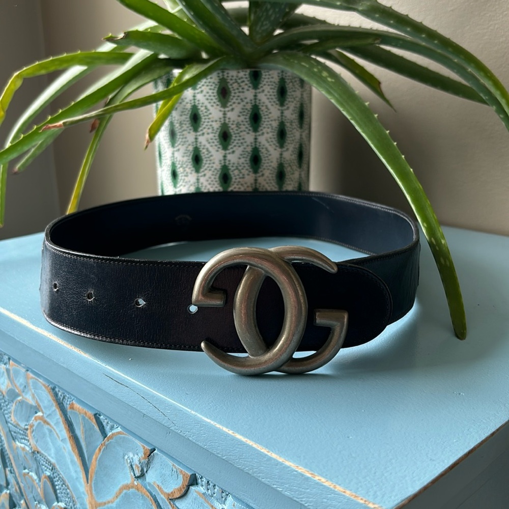 Vintage Gucci GG Belt - Authentic